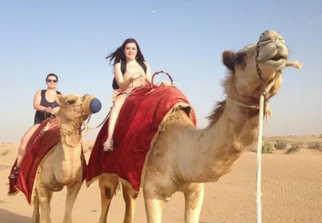 Riding a Camel Naked